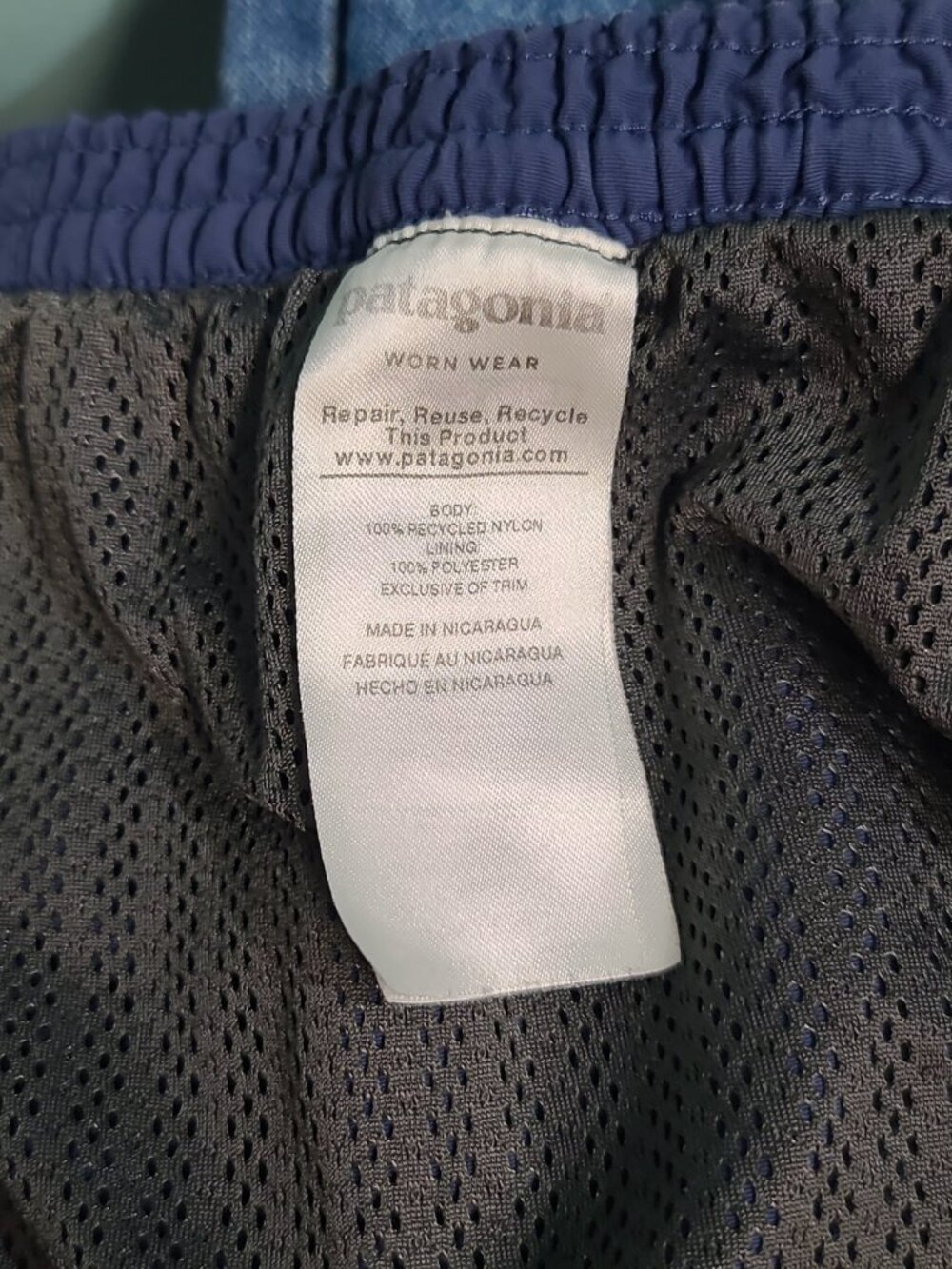 Patagonia Men's Baggies Shorts - 5" Size M Stone Blue - Picture 6 of 6